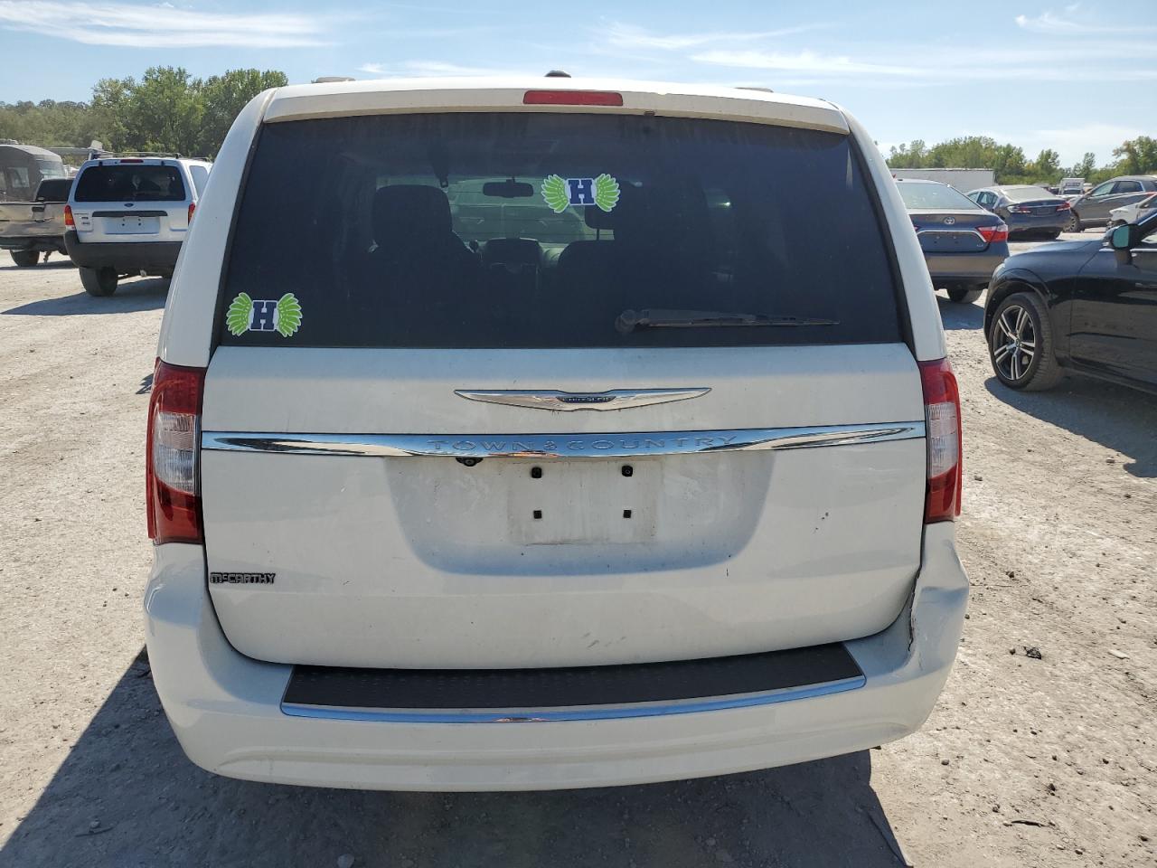 2013 Chrysler Town & Country VIN 2C4RC1BG5DR716760 Copart auction photo, front end / side damage thumbnail 6