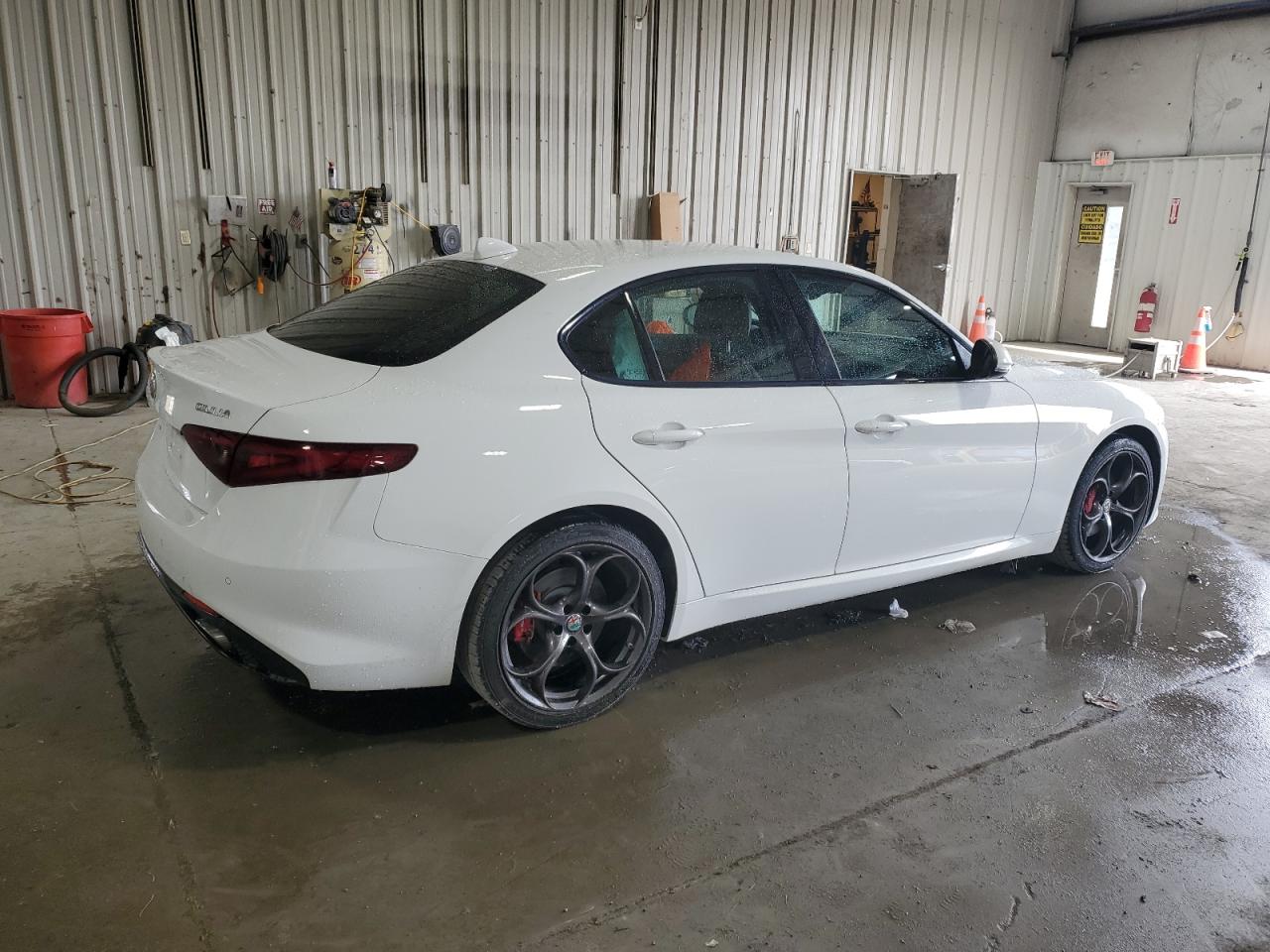 2017 Alfa Romeo Giulia VIN ZARFAEEN2H7549863 Copart auction photo, side damage thumbnail 3