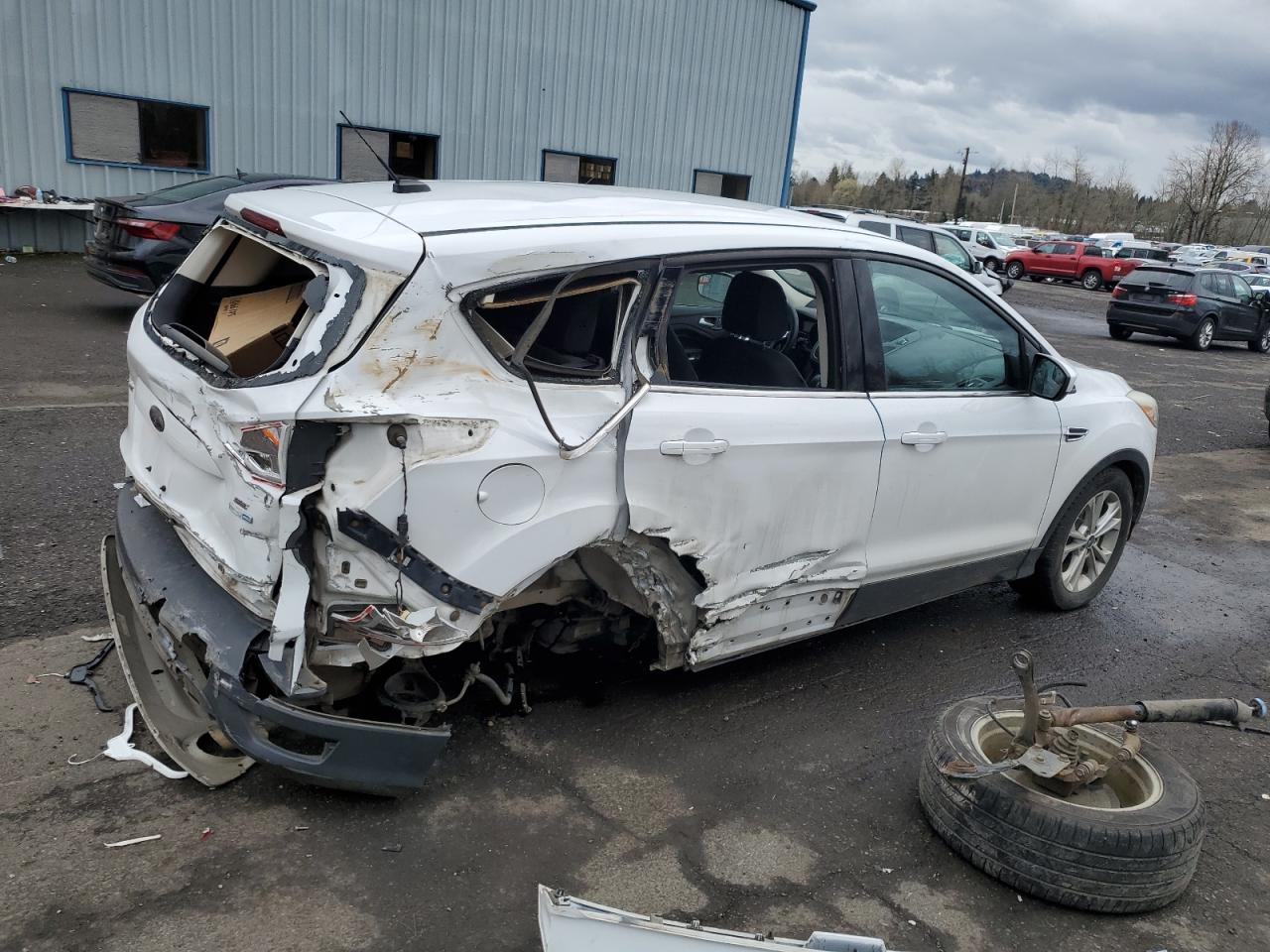 2013 Ford Escape VIN 1FMCU9GX5DUD70573 Copart auction photo, side / rear end damage thumbnail 3