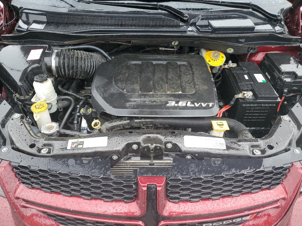 2019 Dodge Caravan VIN 2C4RDGEG9KR529594 Copart auction photo, side / front end damage thumbnail 12