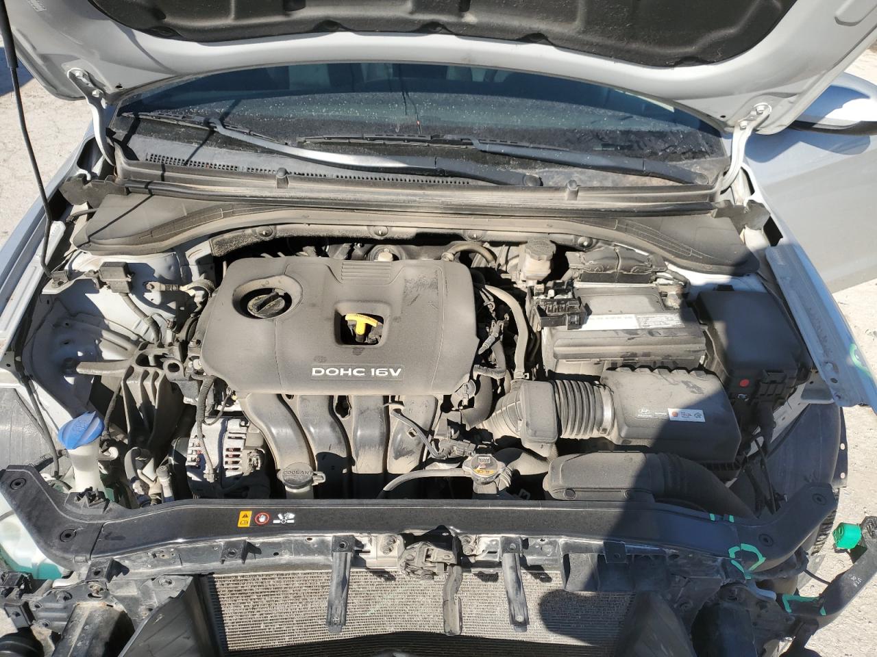 2017 Hyundai Elantra VIN KMHD84LF8HU248160 Copart auction photo, front end damage thumbnail 11