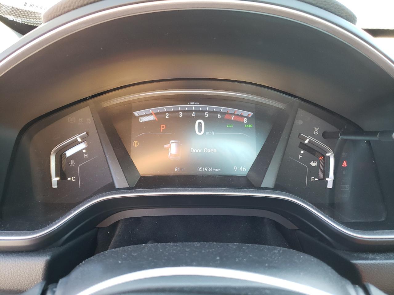 2020 Honda CR-V VIN 2HKRW1H5XLH422036 Copart auction photo, hail damage thumbnail 9