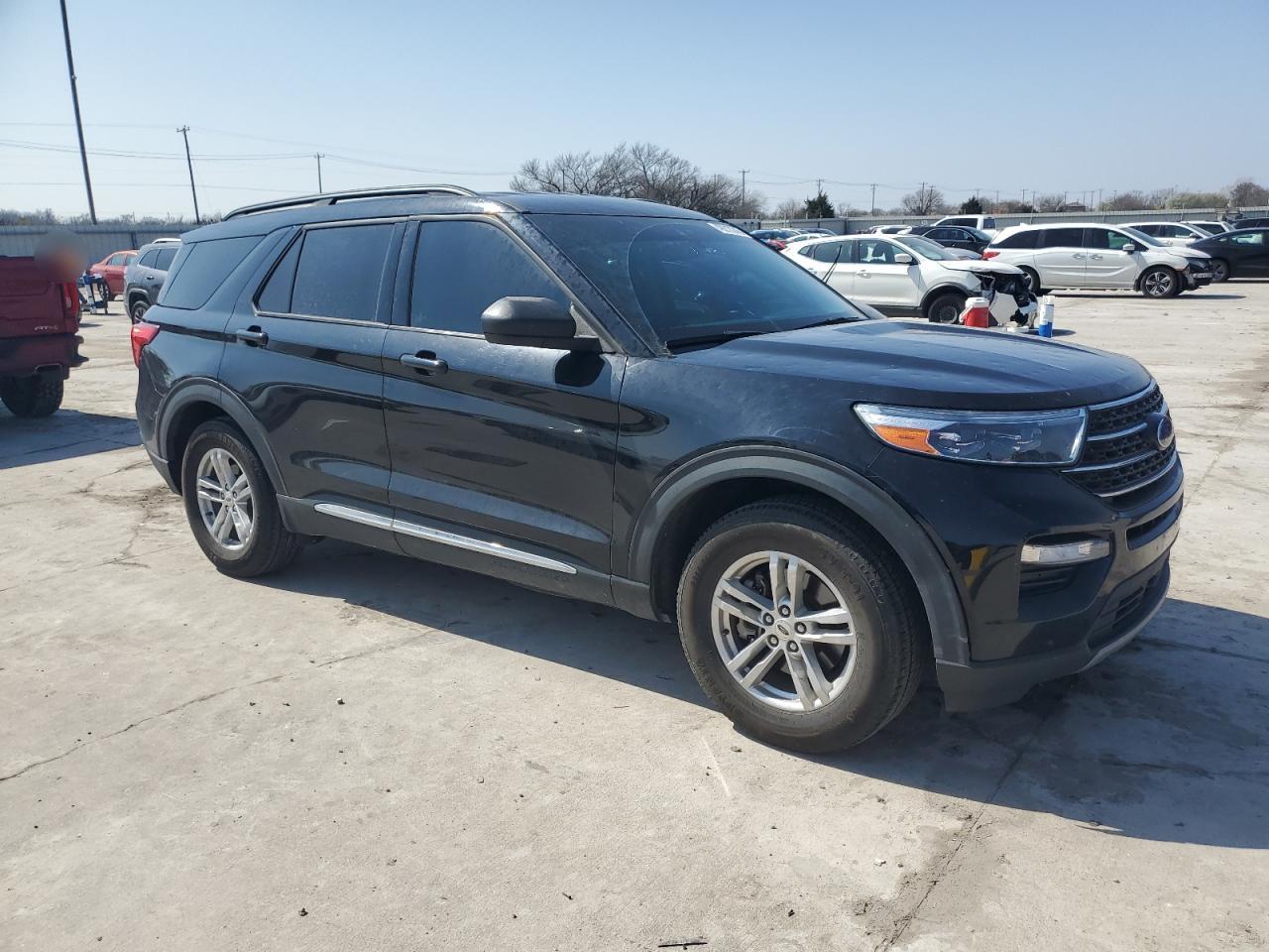 2022 Ford Explorer VIN 1FMSK7DH6NGA39942 Copart auction photo, hail damage thumbnail 4