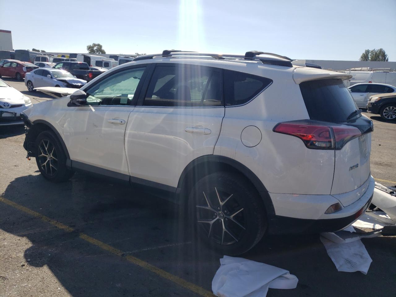 2018 Toyota RAV 4 VIN 2T3NFREV5JW454853 Copart auction photo, front end damage thumbnail 2