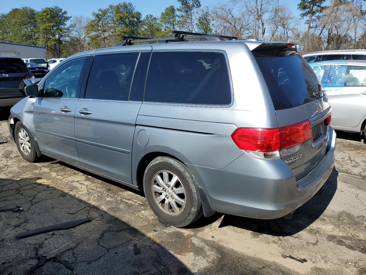 2008 Honda Odyssey VIN 5FNRL38758B057860 Copart auction photo, front end damage thumbnail 2