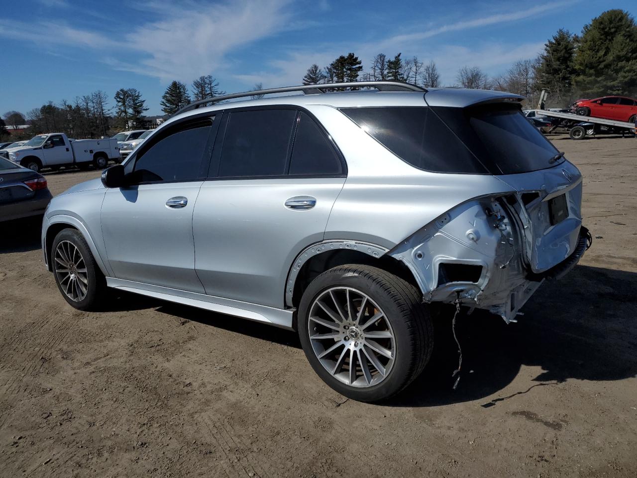 2022 Mercedes-Benz GLE VIN 4JGFB4KB9NA830600 Copart auction photo, rear end damage thumbnail 2