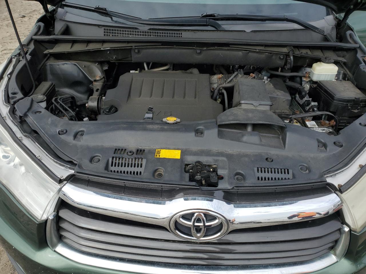 2015 Toyota Highlander VIN 5TDYKRFH3FS042103 Copart auction photo, side damage thumbnail 12