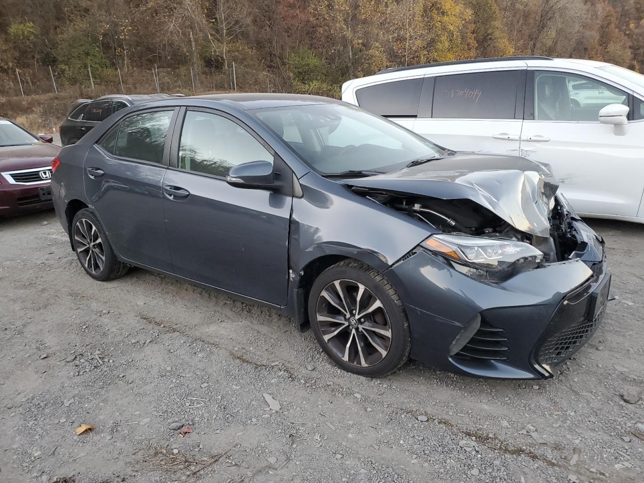 2018 Toyota Corolla VIN 2T1BURHE4JC096580 Copart auction photo, front end / minor dent/scratches damage thumbnail 4
