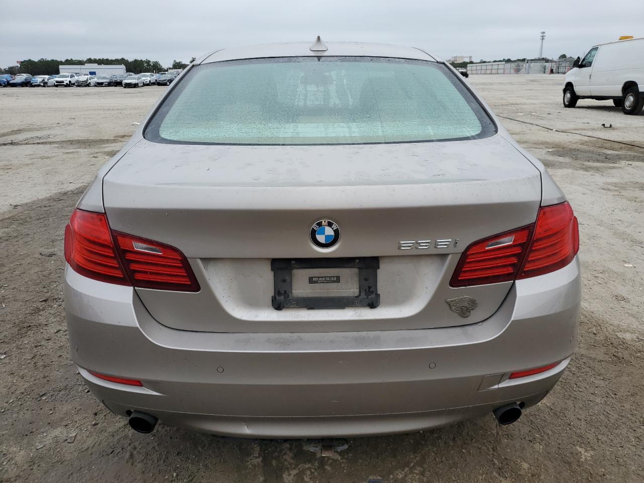 2015 BMW 5er VIN WBA5B1C5XFG126974 Copart auction photo, front end damage thumbnail 6