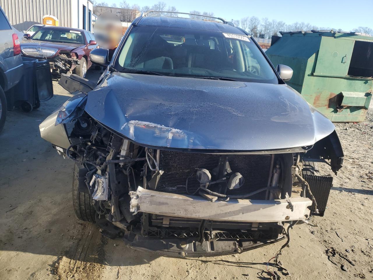 2015 Nissan Pathfinder VIN 5N1AR2MNXFC715205 Copart auction photo, front end damage thumbnail 5