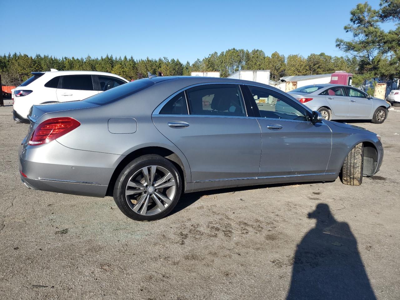 2015 Mercedes-Benz S-klasse VIN WDDUG8FB0FA152597 Copart auction photo, front end damage thumbnail 3