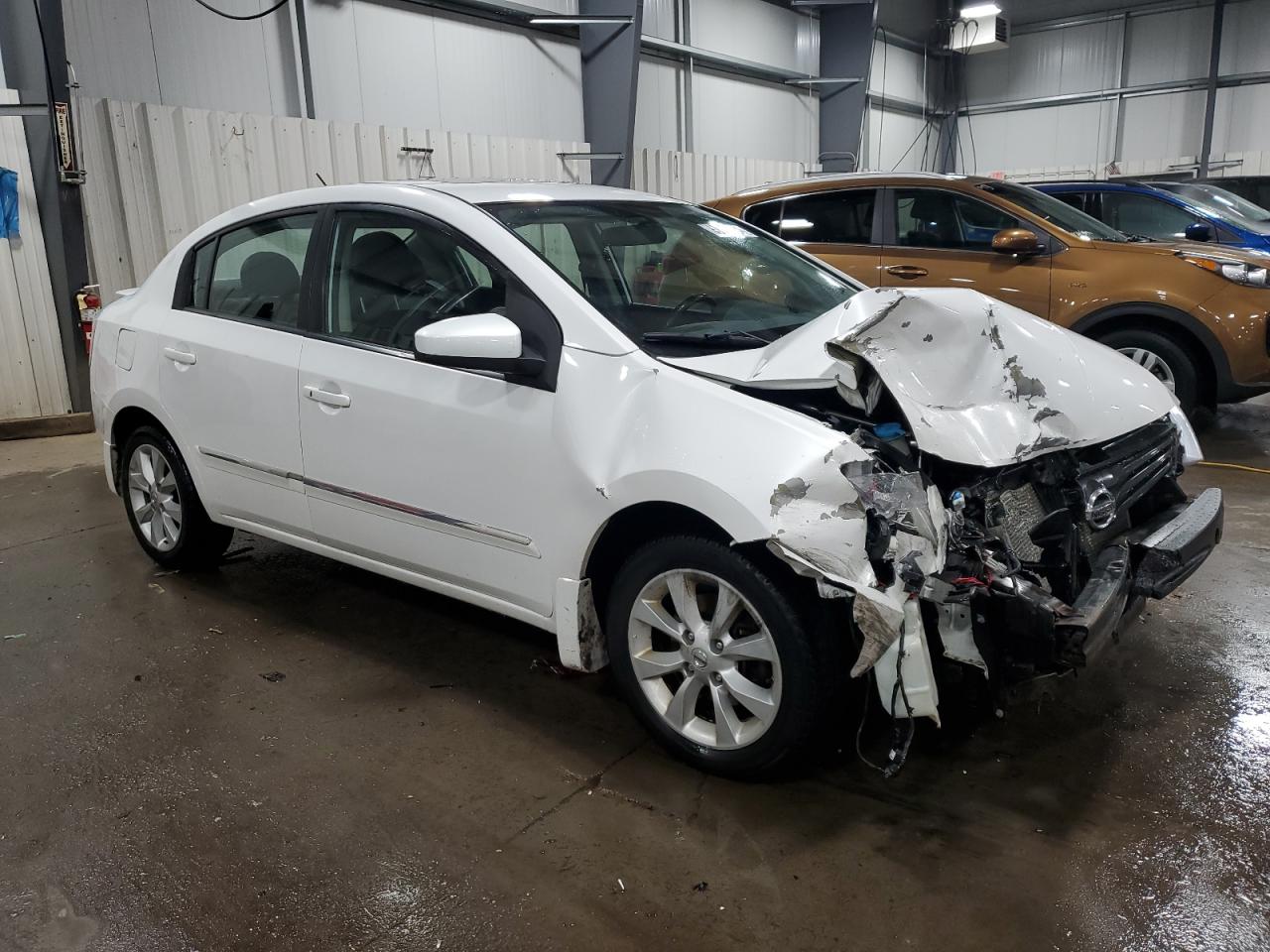 2012 Nissan Sentra VIN 3N1AB6AP6CL710964 Copart auction photo, front end damage thumbnail 4