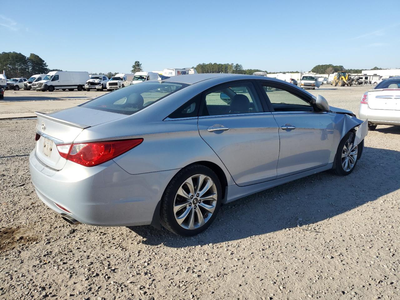 2012 Hyundai Sonata VIN 5NPEC4AC7CH464164 Copart auction photo, front end damage thumbnail 3