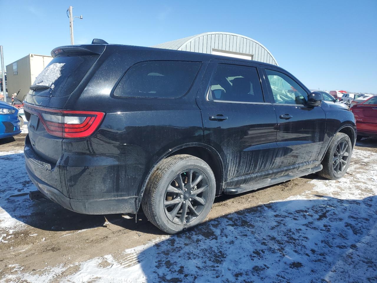2018 Dodge Durango VIN 1C4RDJAGXJC176194 Copart auction photo, front end damage thumbnail 3