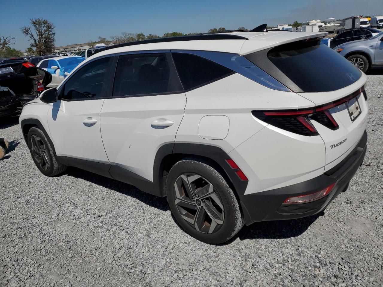 2022 Hyundai Tucson VIN 5NMJC3AE2NH143823 Copart auction photo, front end damage thumbnail 2