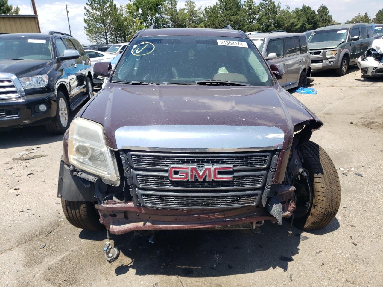 2011 GMC Terrain VIN 2CTALUECXB6437119 Copart auction photo, all over damage thumbnail 5