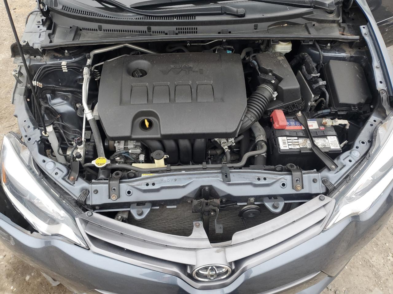 2016 Toyota Corolla VIN 2T1BURHE0GC614046 Copart auction photo, front end / side damage thumbnail 11