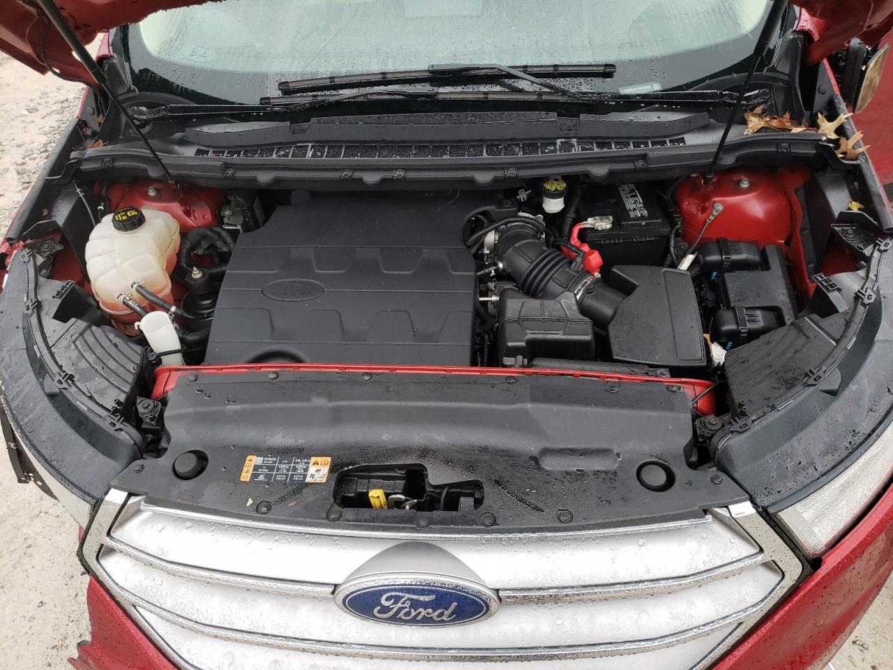 2017 Ford Edge VIN 2FMPK4J87HBC67663 Copart auction photo, front end / side damage thumbnail 12