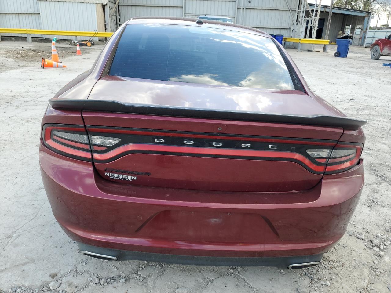 2018 Dodge Charger VIN 2C3CDXBG2JH313766 Copart auction photo, rear end damage thumbnail 6