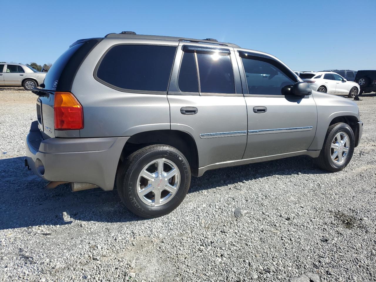2008 GMC Envoy VIN 1GKDS13S982175253 Copart auction photo, side / front end damage thumbnail 3