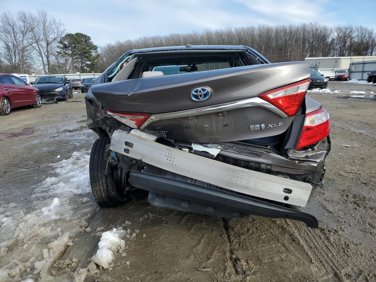 2017 Toyota Camry VIN 4T1BD1FK2HU211048 Copart auction photo, rear end damage thumbnail 6