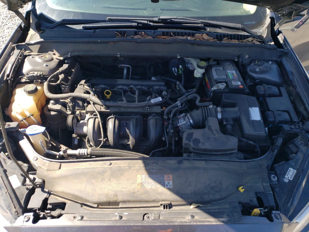 2016 Ford Fusion VIN 3FA6P0H78GR345896 Copart auction photo, front end / side damage thumbnail 11