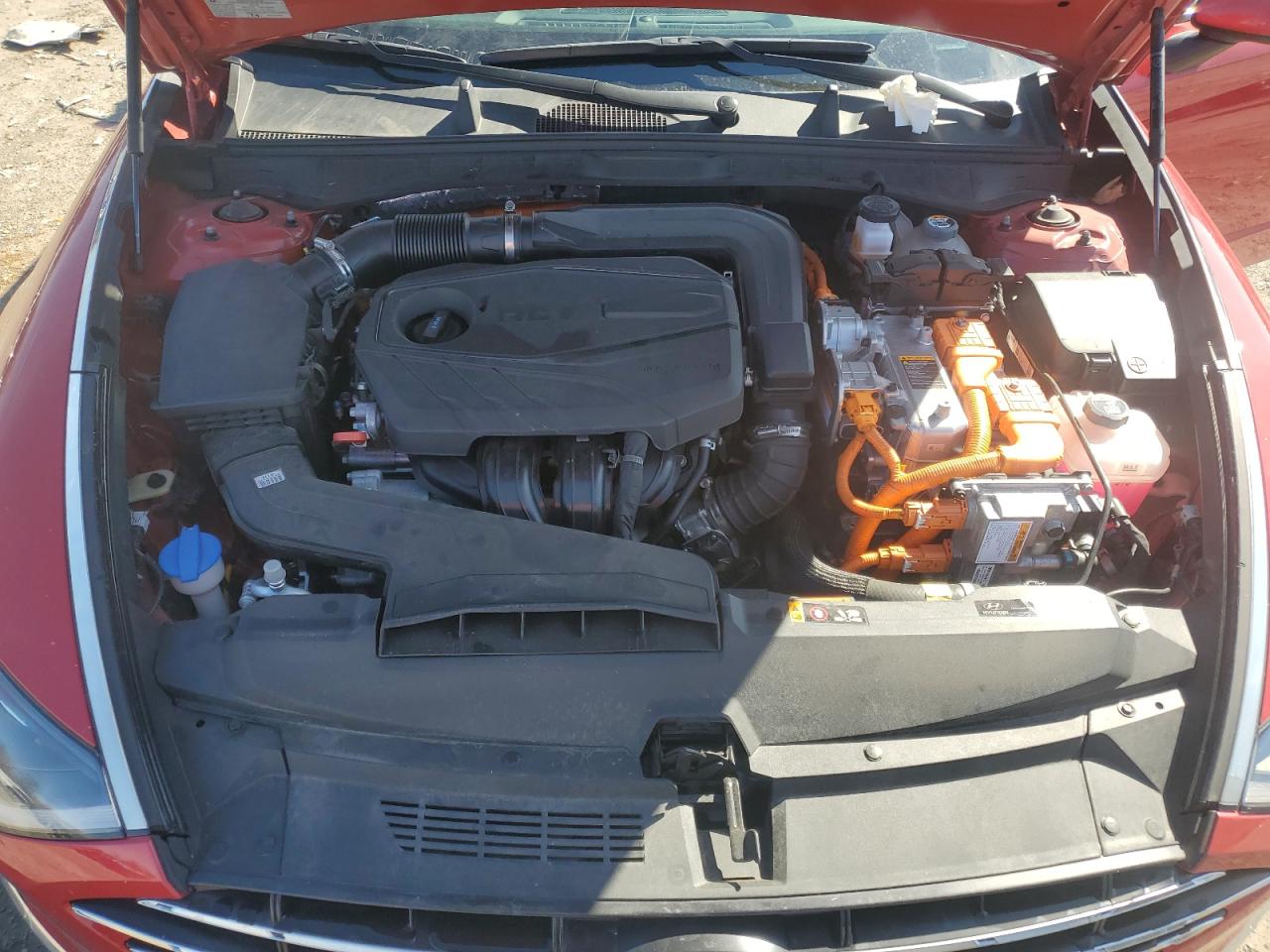 2021 Hyundai Sonata VIN KMHL34JJ4MA034084 Copart auction photo, rear end damage thumbnail 13