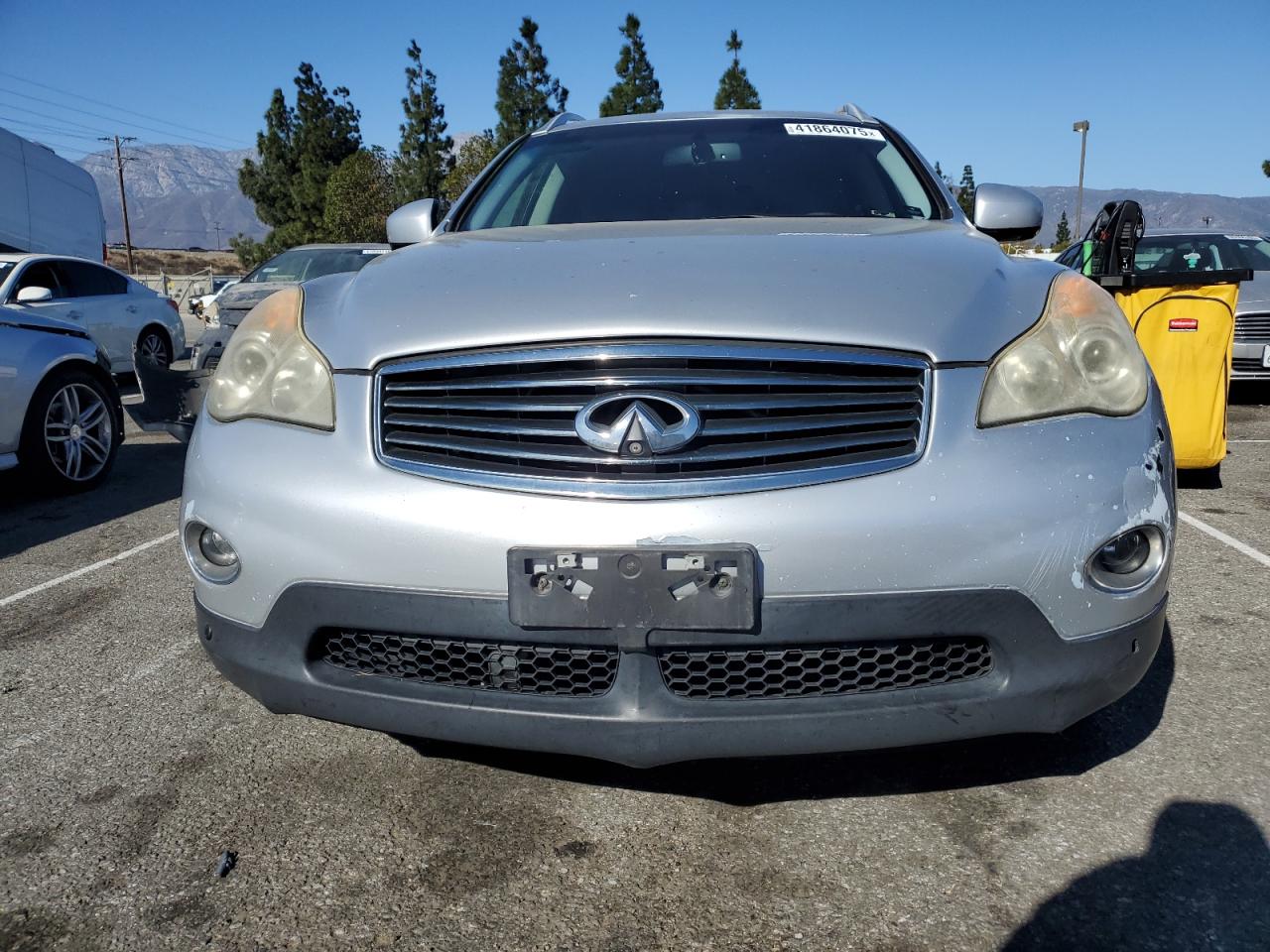 2010 Infiniti EX VIN JN1AJ0HR4AM750566 Copart auction photo, rear end damage thumbnail 5