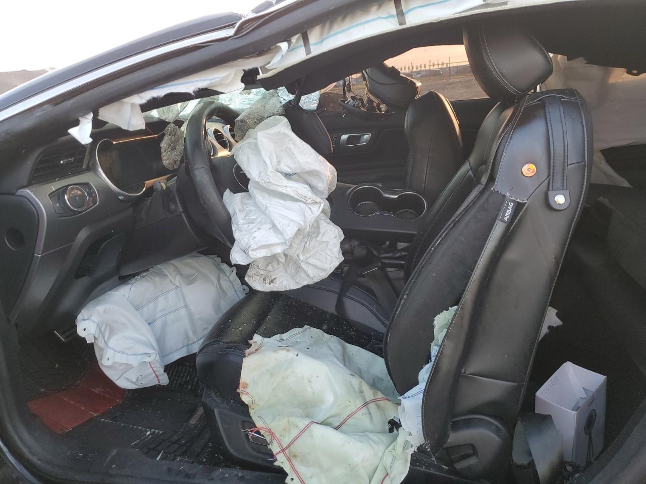 2019 Ford Mustang VIN 1FA6P8TH7K5143917 Copart auction photo, all over damage thumbnail 7