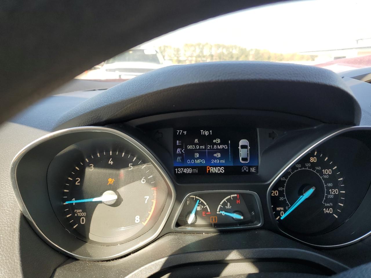 2017 Ford Escape VIN 1FMCU0G9XHUA62933 Copart auction photo, front end damage thumbnail 9