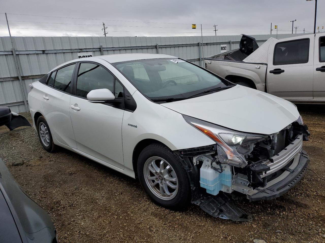 2016 Toyota Prius VIN JTDKBRFU3G3528979 Copart auction photo, front end damage thumbnail 4