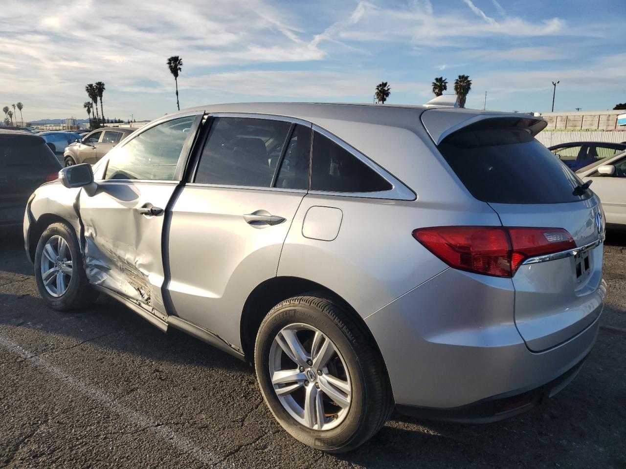 2013 Acura RDX VIN 5J8TB3H38DL008294 Copart auction photo, side / front end damage thumbnail 2
