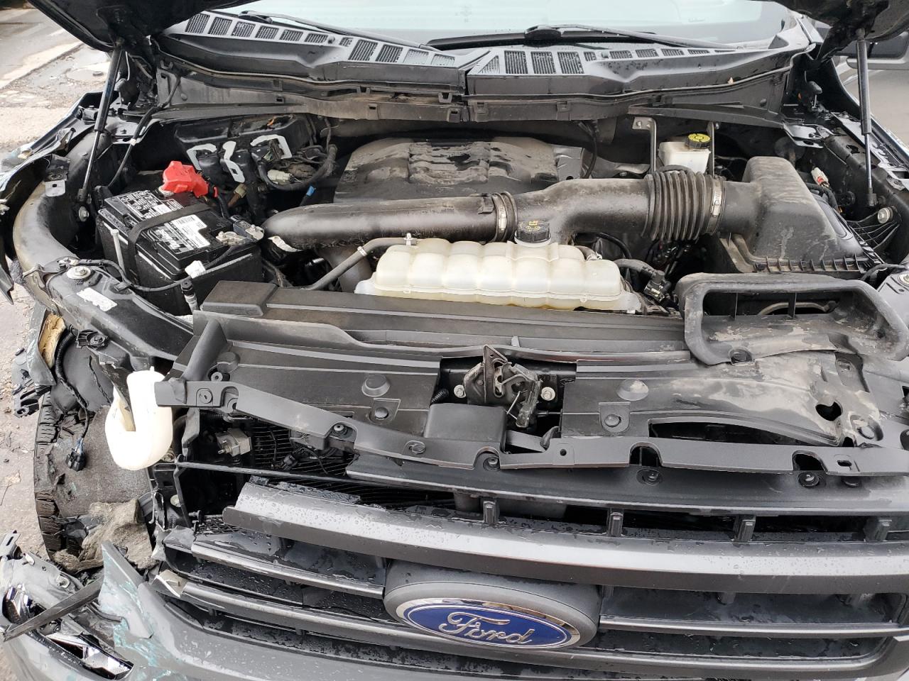 2021 Ford F-150 VIN 1FTFW1E84MFA59956 Copart auction photo, front end damage thumbnail 11