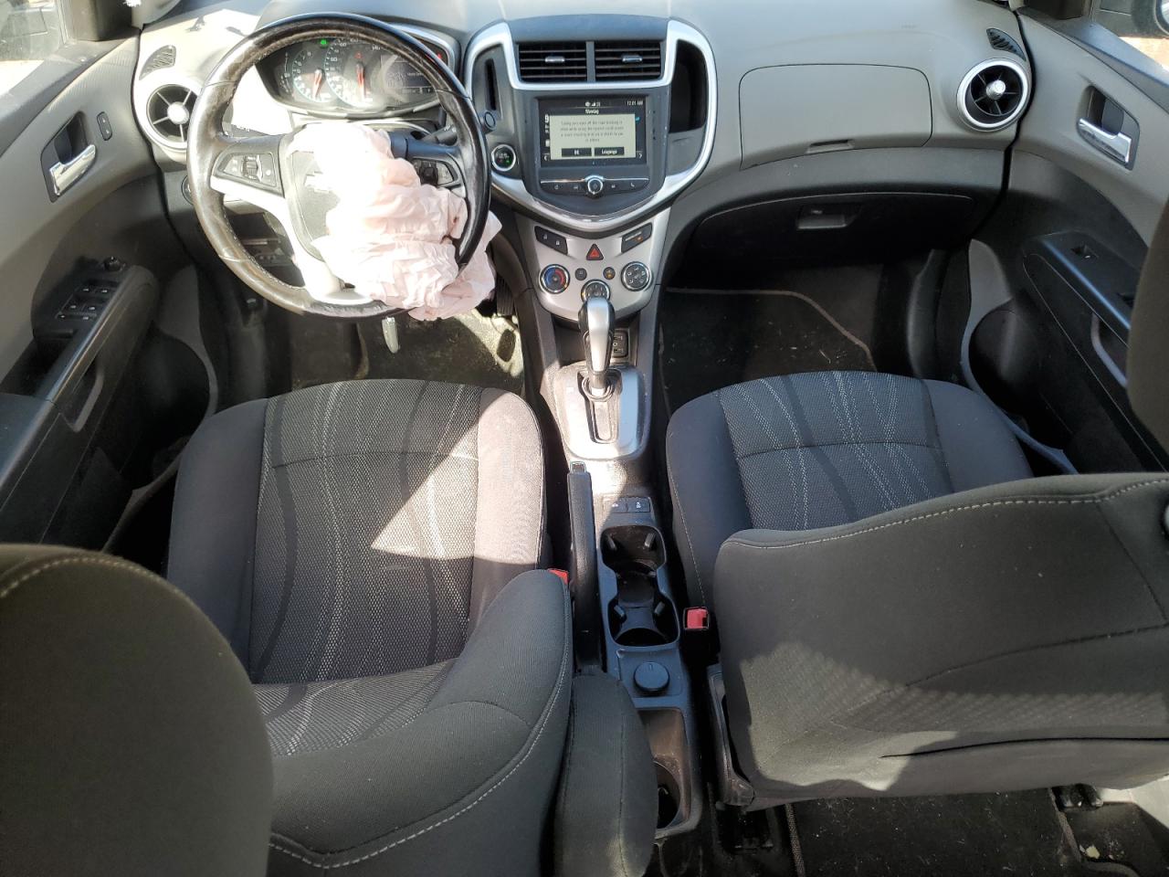 2017 Chevrolet Sonic VIN 1G1JD5SH5H4137845 Copart auction photo, front end / side damage thumbnail 8