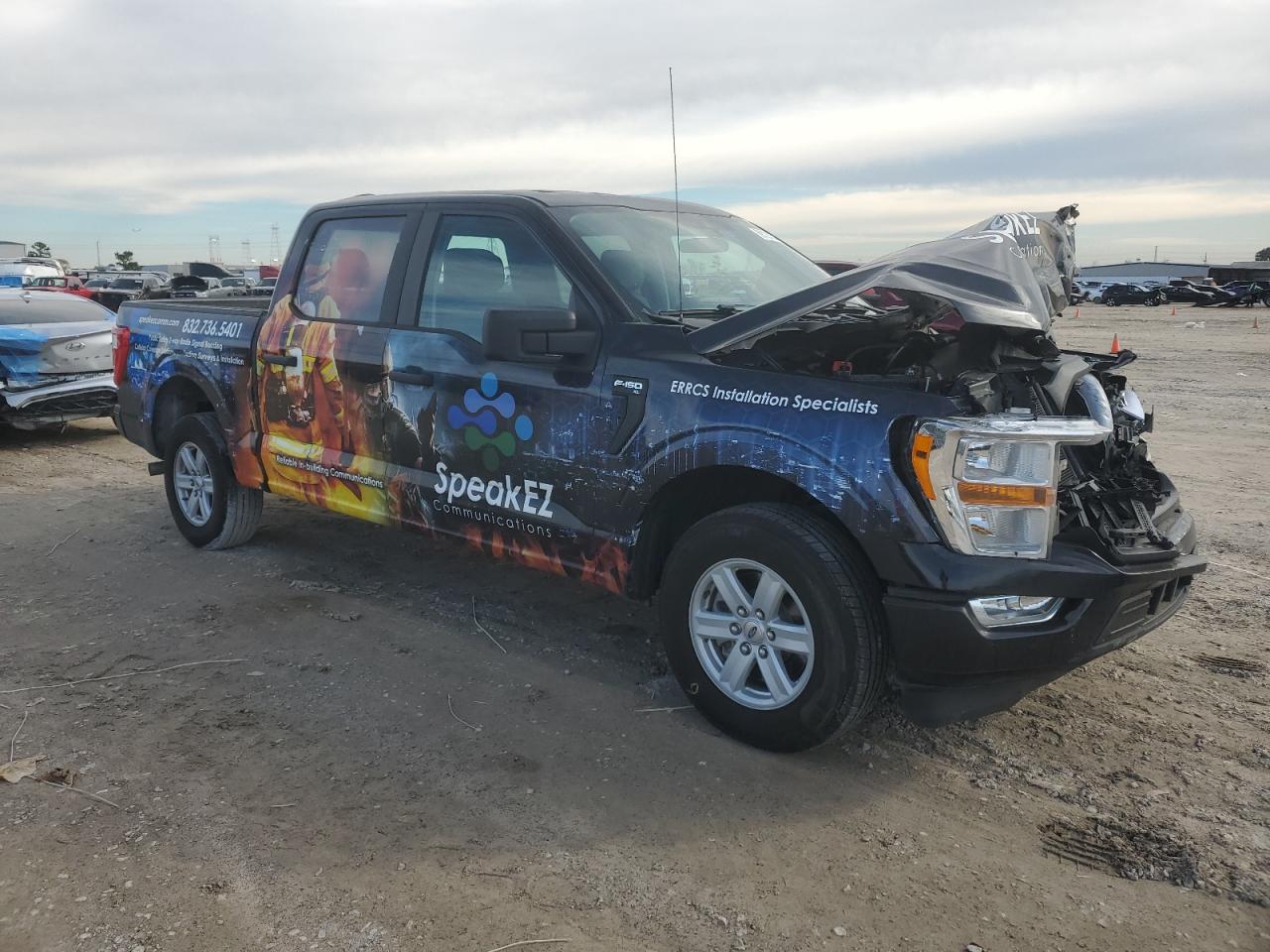 2021 Ford F-150 VIN 1FTEW1CP1MFB26972 Copart auction photo, front end / minor dent/scratches damage thumbnail 4