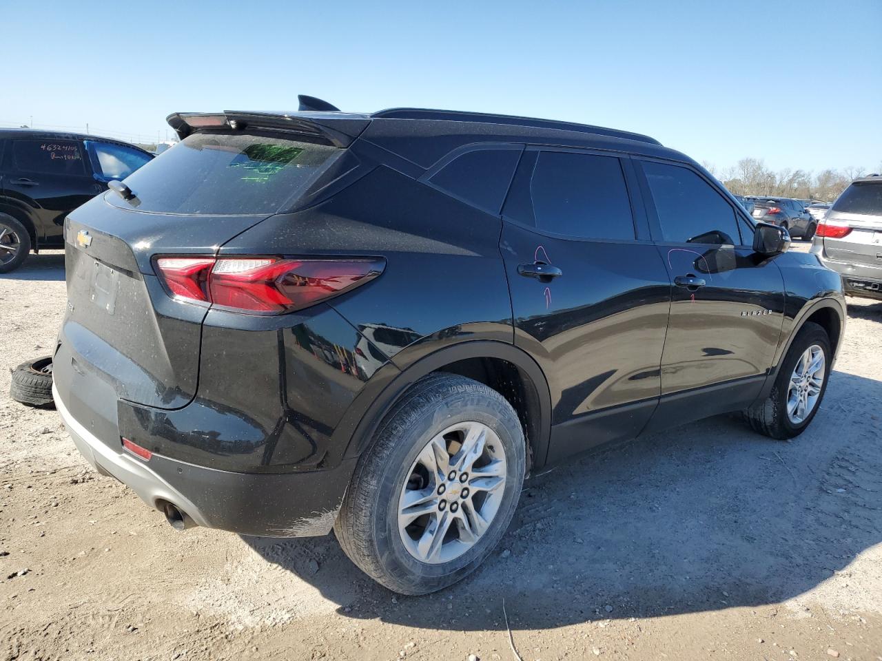 2020 Chevrolet Blazer VIN 3GNKBBRA6LS537115 Copart auction photo, front end / minor dent/scratches damage thumbnail 3