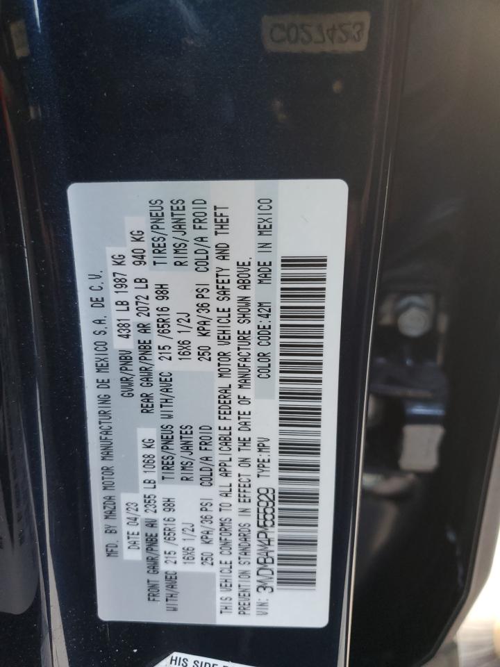 2023 Mazda CX-30 VIN 3MVDMBAM4PM555929 Copart auction photo, front end damage thumbnail 15
