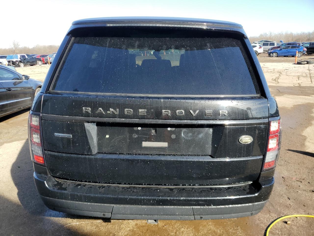 2015 Land Rover Range Rover VIN SALGS3TF7FA209810 Copart auction photo, side / front end damage thumbnail 6