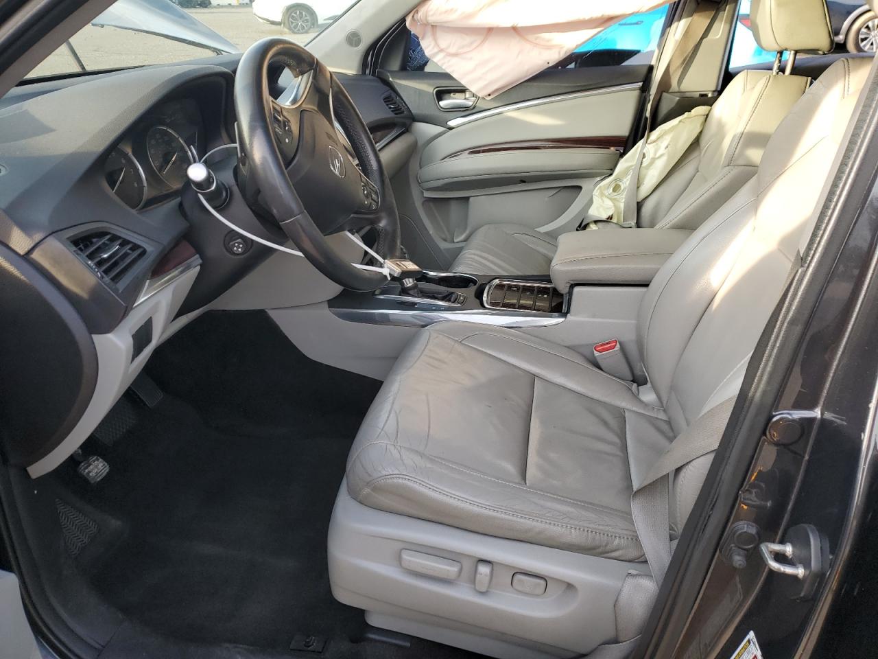 2015 Acura MDX VIN 5FRYD4H2XFB019362 Copart auction photo, side damage thumbnail 7