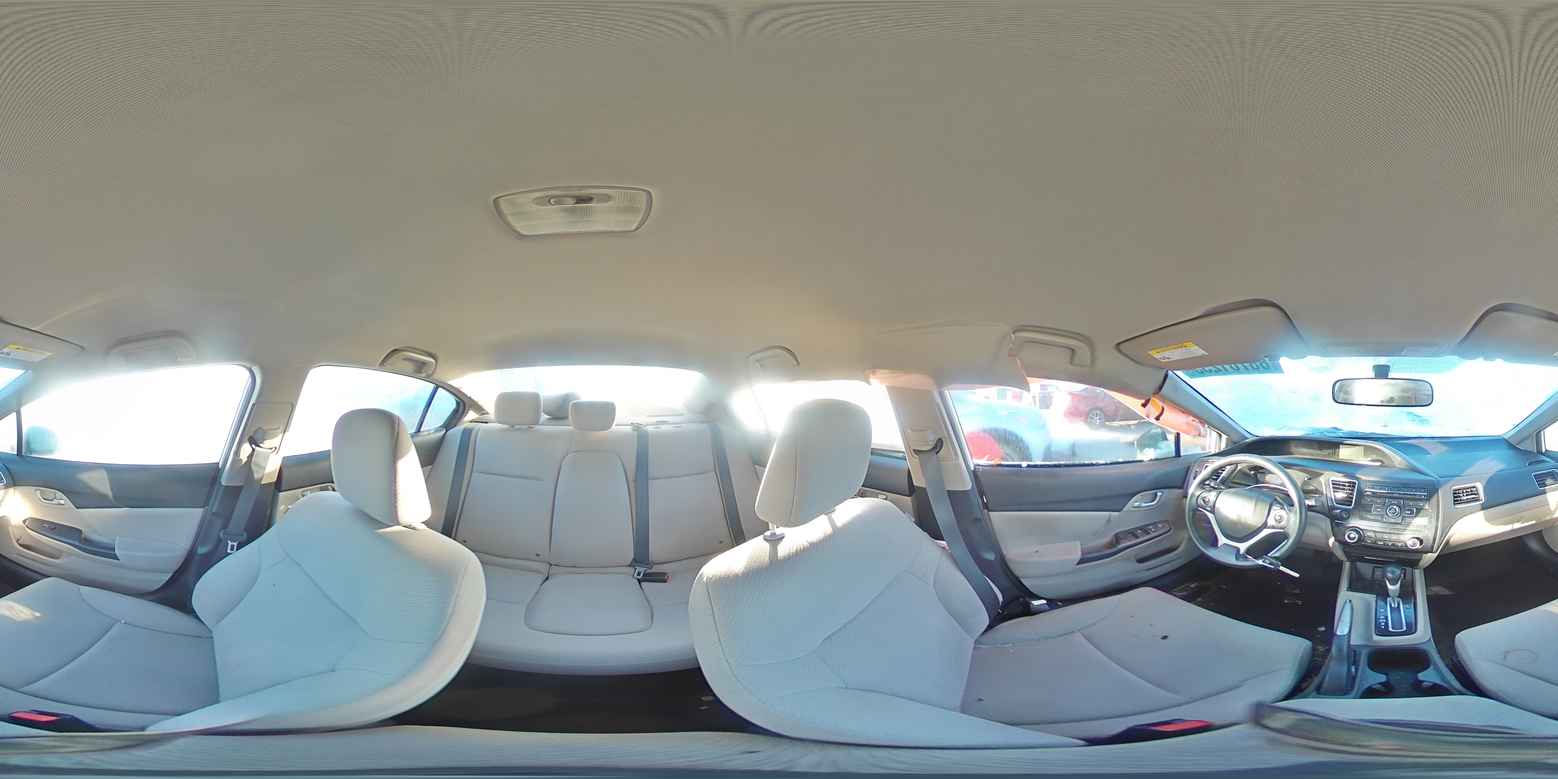 2013 Honda Civic VIN 19XFB2F59DE047673 Copart auction photo, all over damage thumbnail 12
