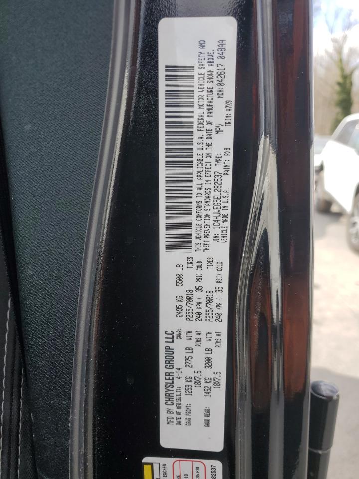 2014 Jeep Wrangler VIN 1C4HJWEG5EL282537 Copart auction photo, side damage thumbnail 13