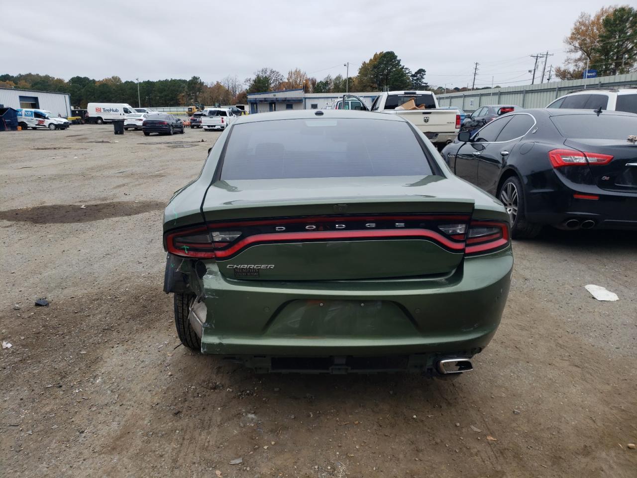 2019 Dodge Charger VIN 2C3CDXBGXKH695627 Copart auction photo, rear end damage thumbnail 6