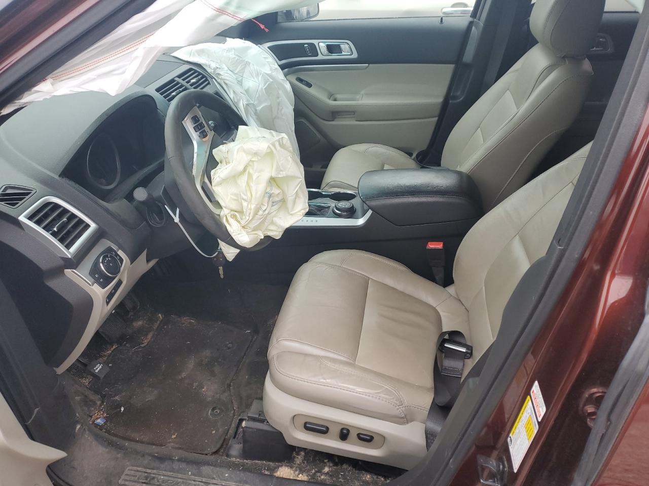 2015 Ford Explorer VIN 1FM5K8D89FGA32231 Copart auction photo, front end damage thumbnail 7