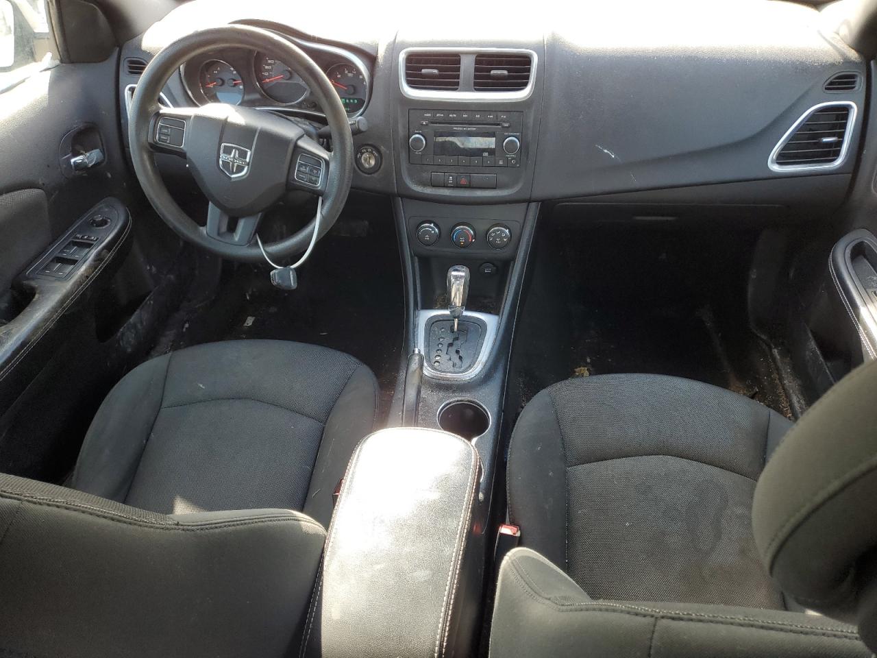 2013 Dodge Avenger VIN 1C3CDZAB4DN530653 Copart auction photo, front end / side damage thumbnail 8