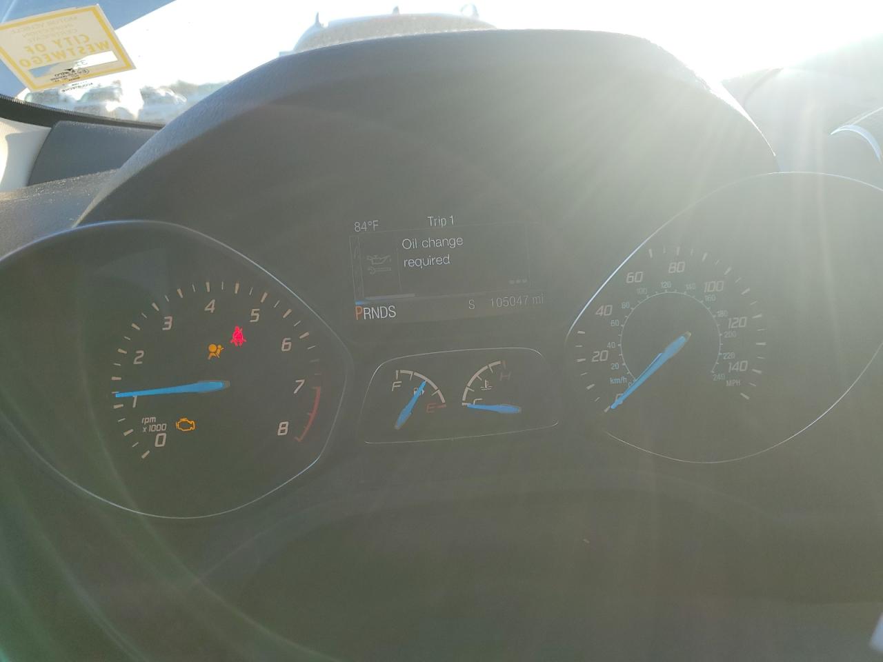 2015 Ford Escape VIN 1FMCU0GX5FUA94474 Copart auction photo, mechanical damage thumbnail 9
