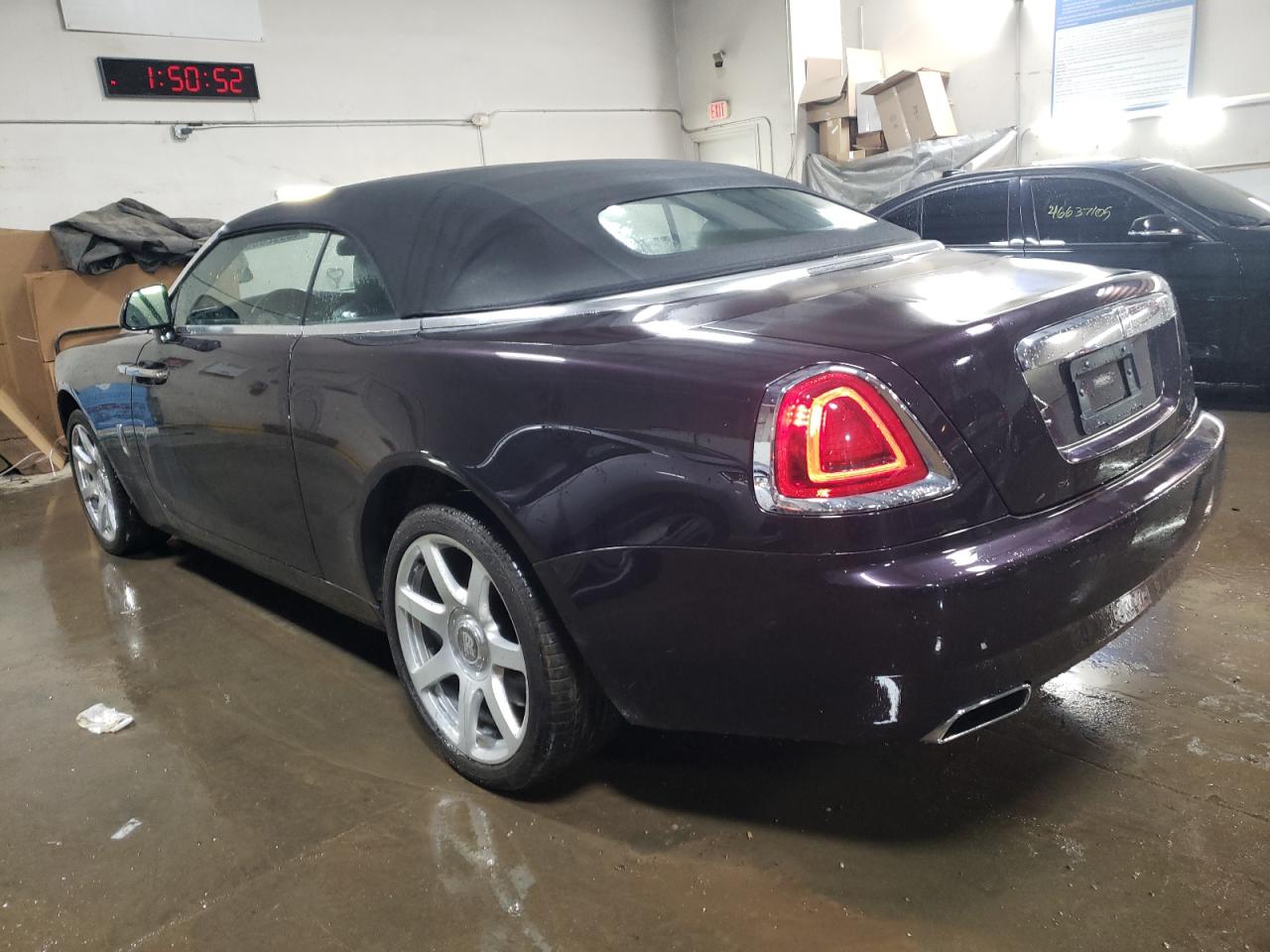 2018 Rolls-Royce Dawn VIN SCA666D56JU107749 Copart auction photo, side / front end damage thumbnail 2
