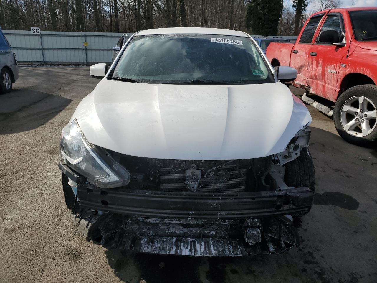 2019 Nissan Sentra VIN 3N1AB7AP1KY433390 Copart auction photo, front end damage thumbnail 5