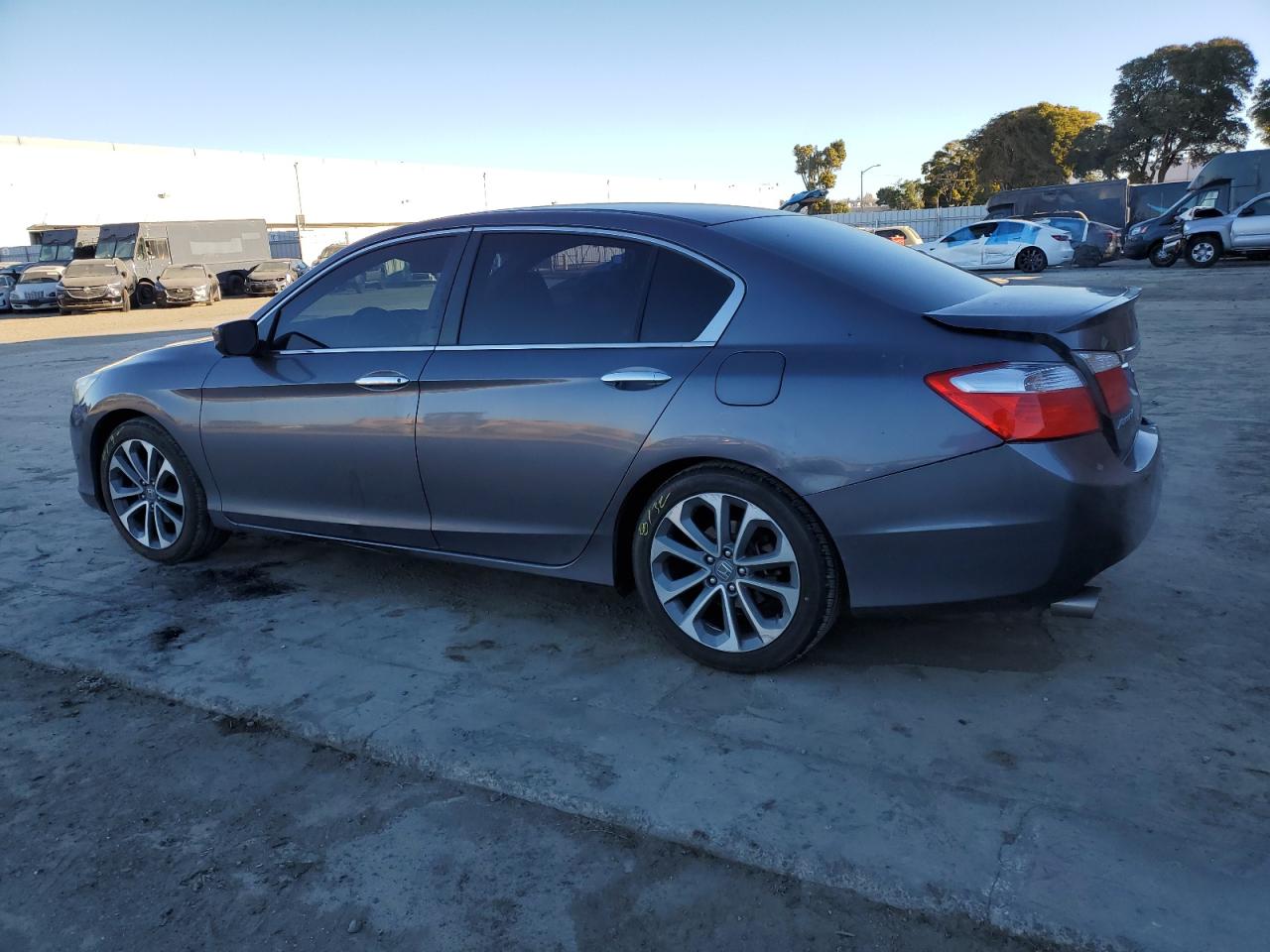 2014 Honda Accord VIN 1HGCR2F53EA216462 Copart auction photo, rear end damage thumbnail 2