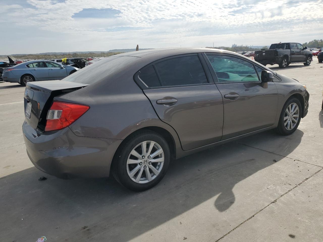 2012 Honda Civic VIN 19XFB2F82CE308988 Copart auction photo, front end damage thumbnail 3