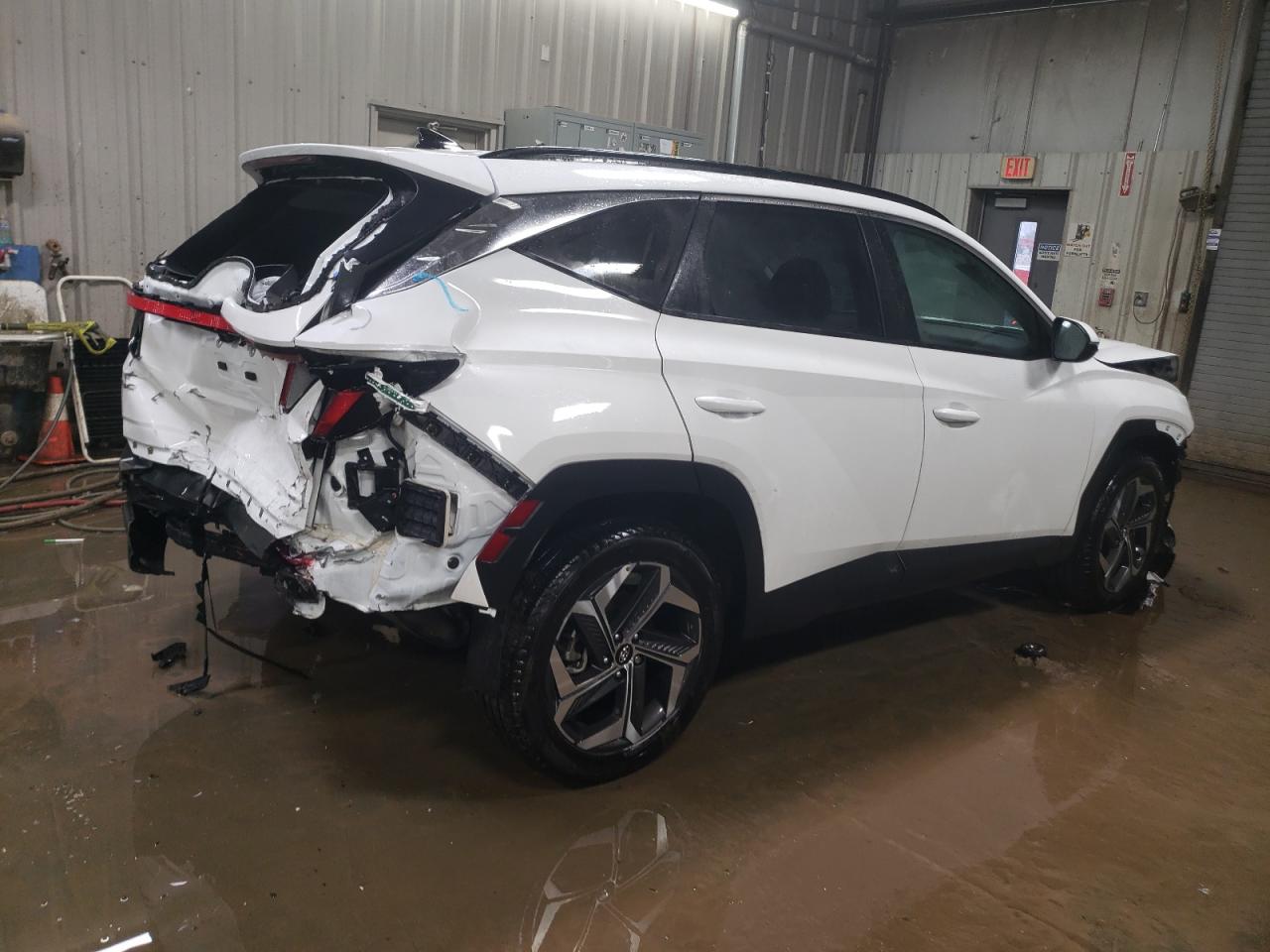 2024 Hyundai Tucson VIN 5NMJFCDE9RH412280 Copart auction photo, front end / rear end damage thumbnail 3